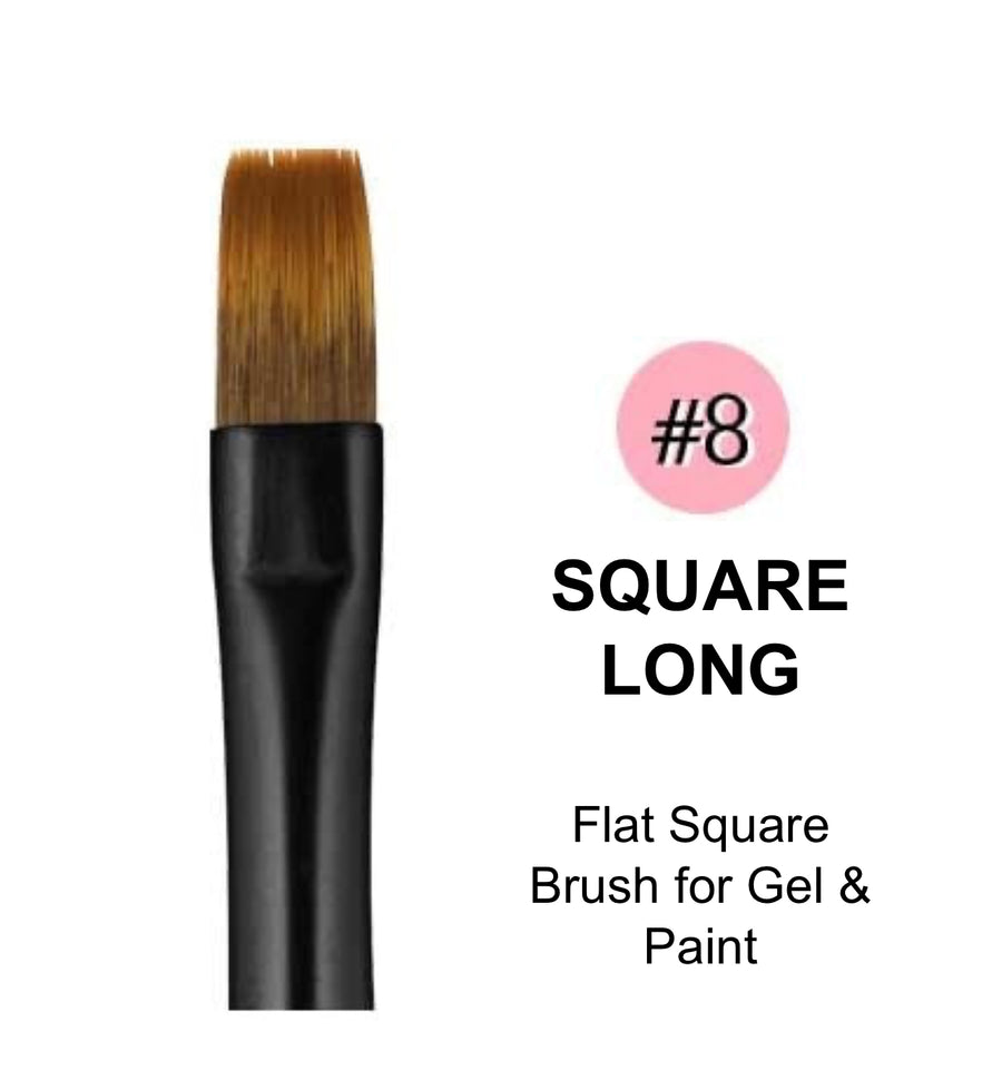 DIAMI Square Long #8 Brush