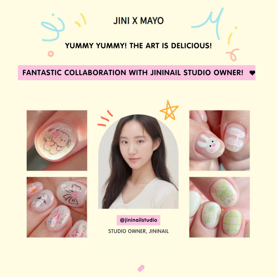 JINI X MAYO Yummy Matte Top Gel