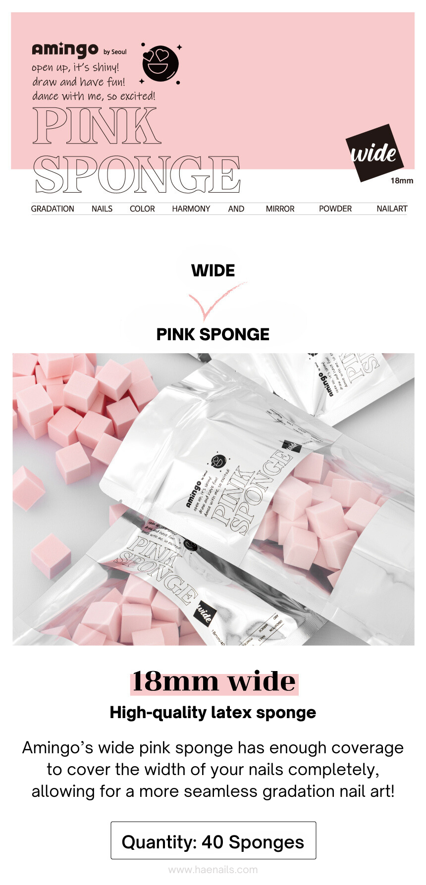 Amingo Pink Sponge