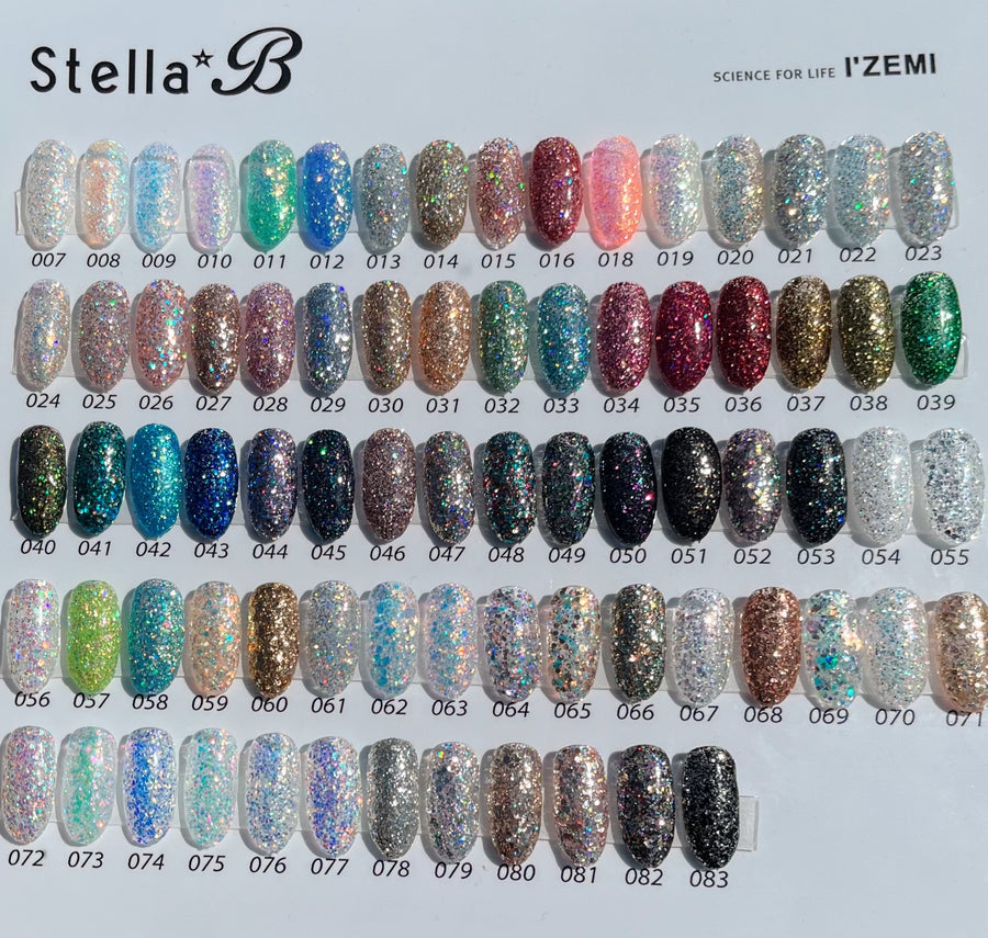 I'ZEMI Stella-B Glitter Gels