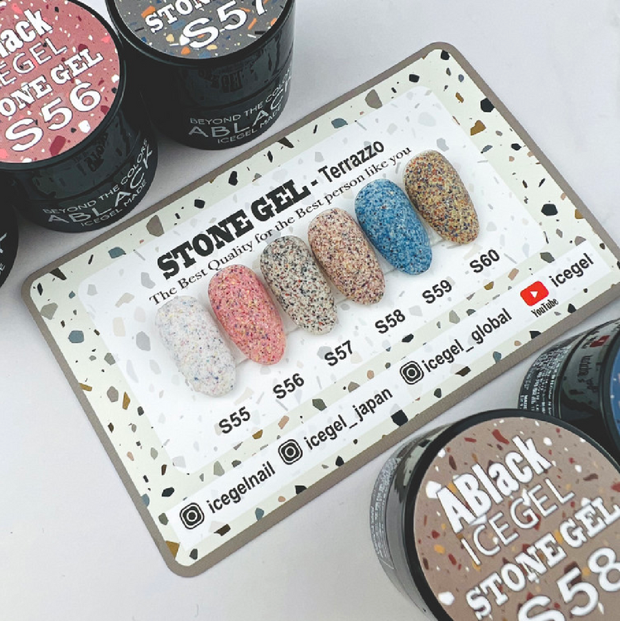 ICEGEL Stone Gel Collection [Terrazzo] (Jar Type)