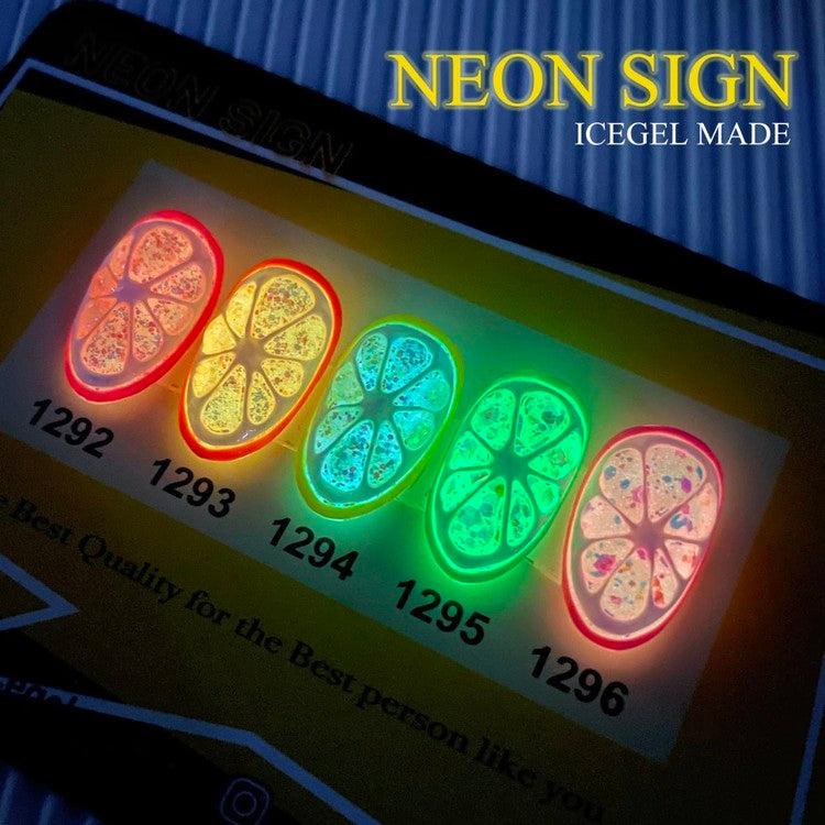ICEGEL Neon Sign Collection [Glow in the Dark]