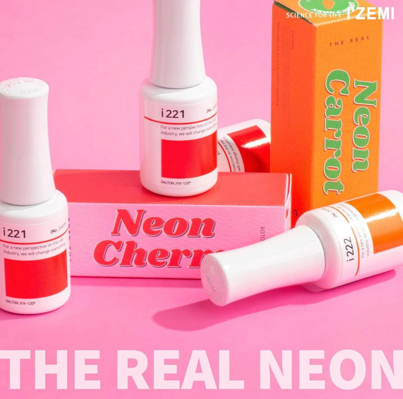 I'ZEMI The Real Neon Carrot Hae Nails