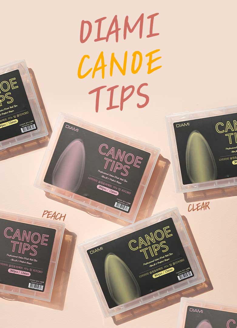 DIAMI Canoe Tips (Peach + Clear)